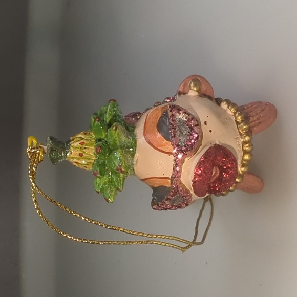 Katherine's Collection KissingFish Carmen Miranda & Pineapple Headdress ornament - Picture 4 of 5